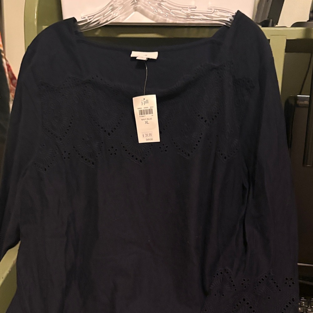 J. Jill Midnight Blue Women's Blouse